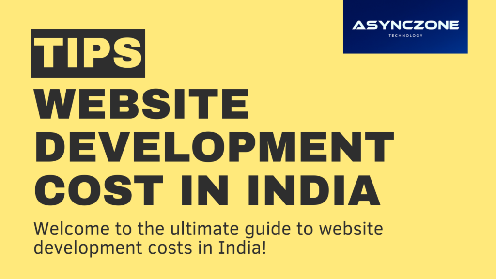 Website Development cost in India